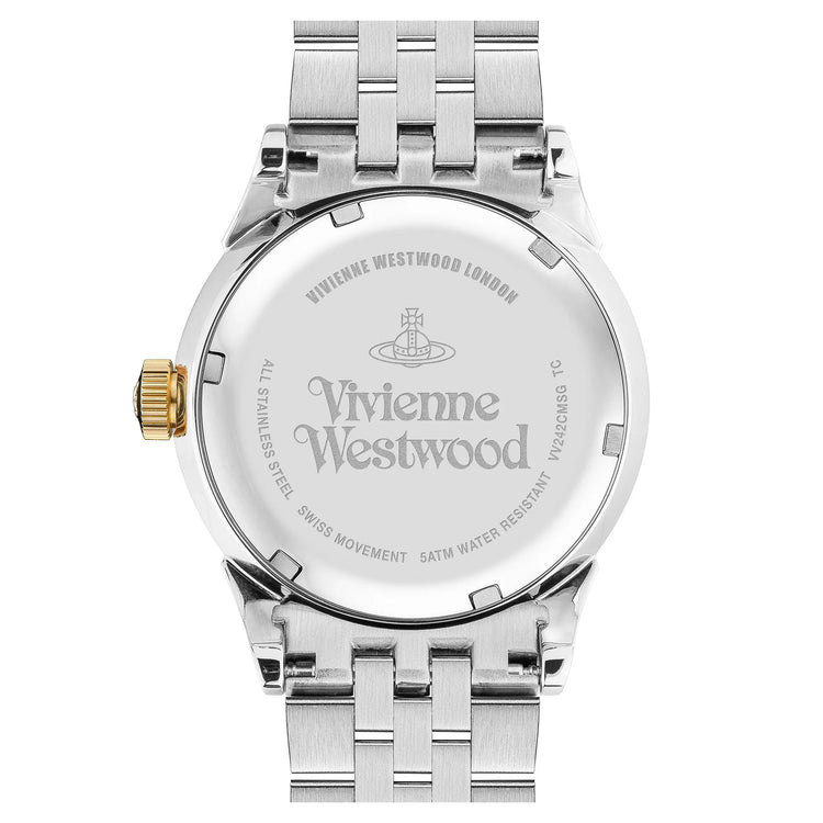 Vivienne Westwood | Seymour Homme gold two tone 41mm dial | VV242CMSG