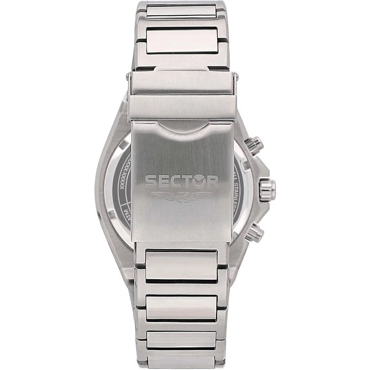 Sector | 960 Chronograph black dial silver stainless steel | R3273628002