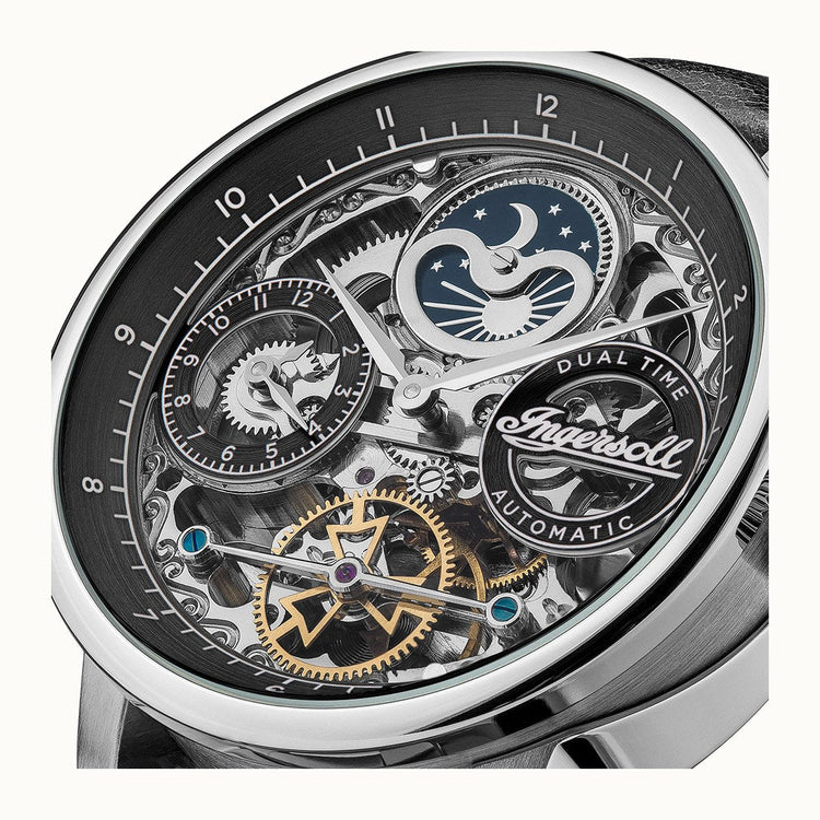 Ingersoll | Jazz automatic black leather 42mm dial | I07701