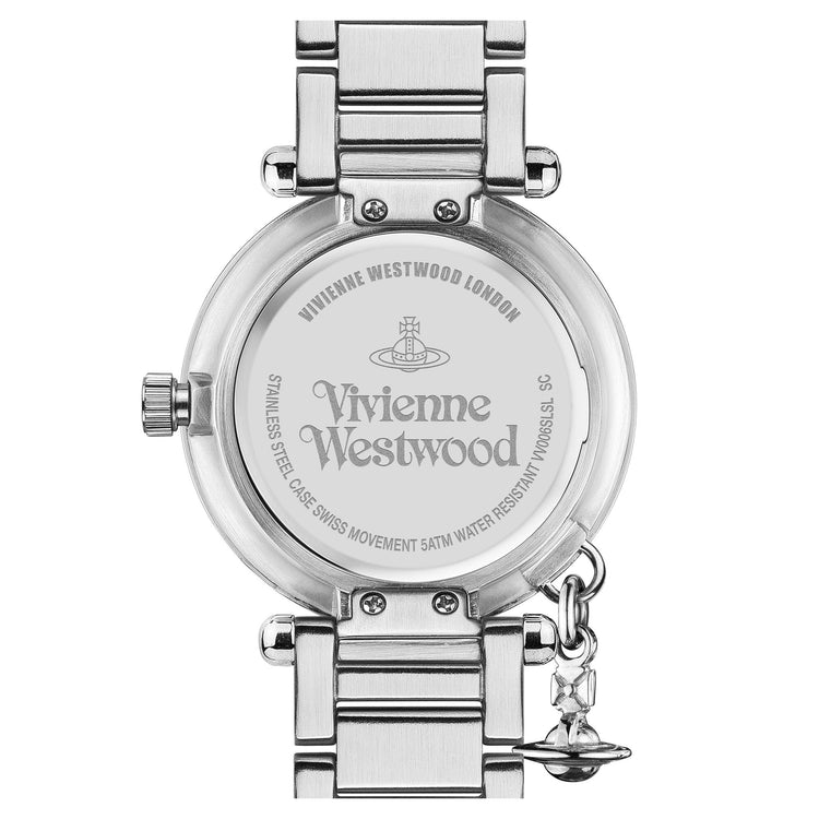 Vivienne Westwood | Orb silver bracelet 32mm dial | VV006SL