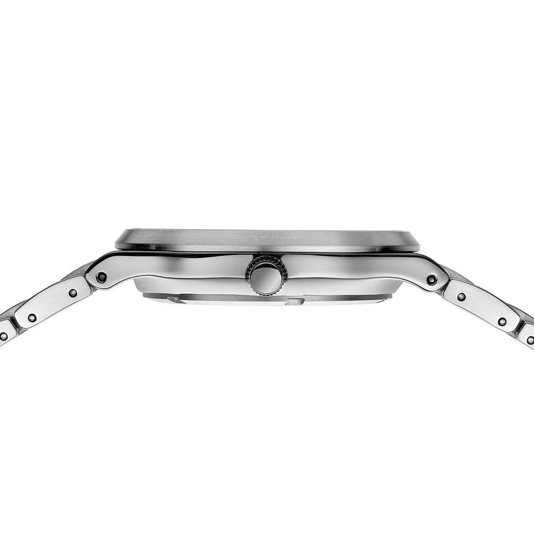 Bering | Solar Titanium silver 39mm grey dial titanium links | 15239-779