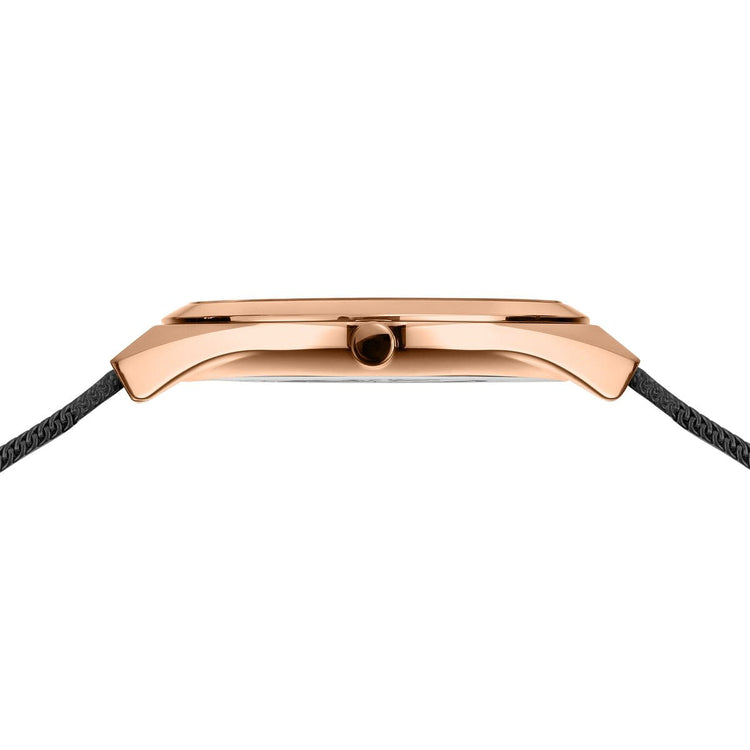 Bering | Ultra slim mother of pearl 29mm dial black mesh | 18729-166