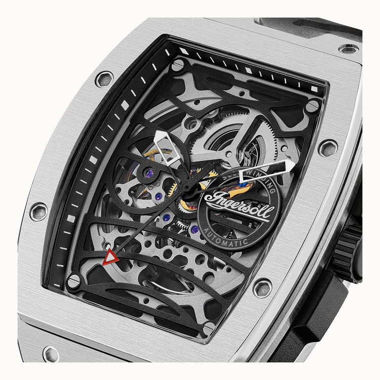 Ingersoll | Challenger automatic silver and black 45mm dial | I12301