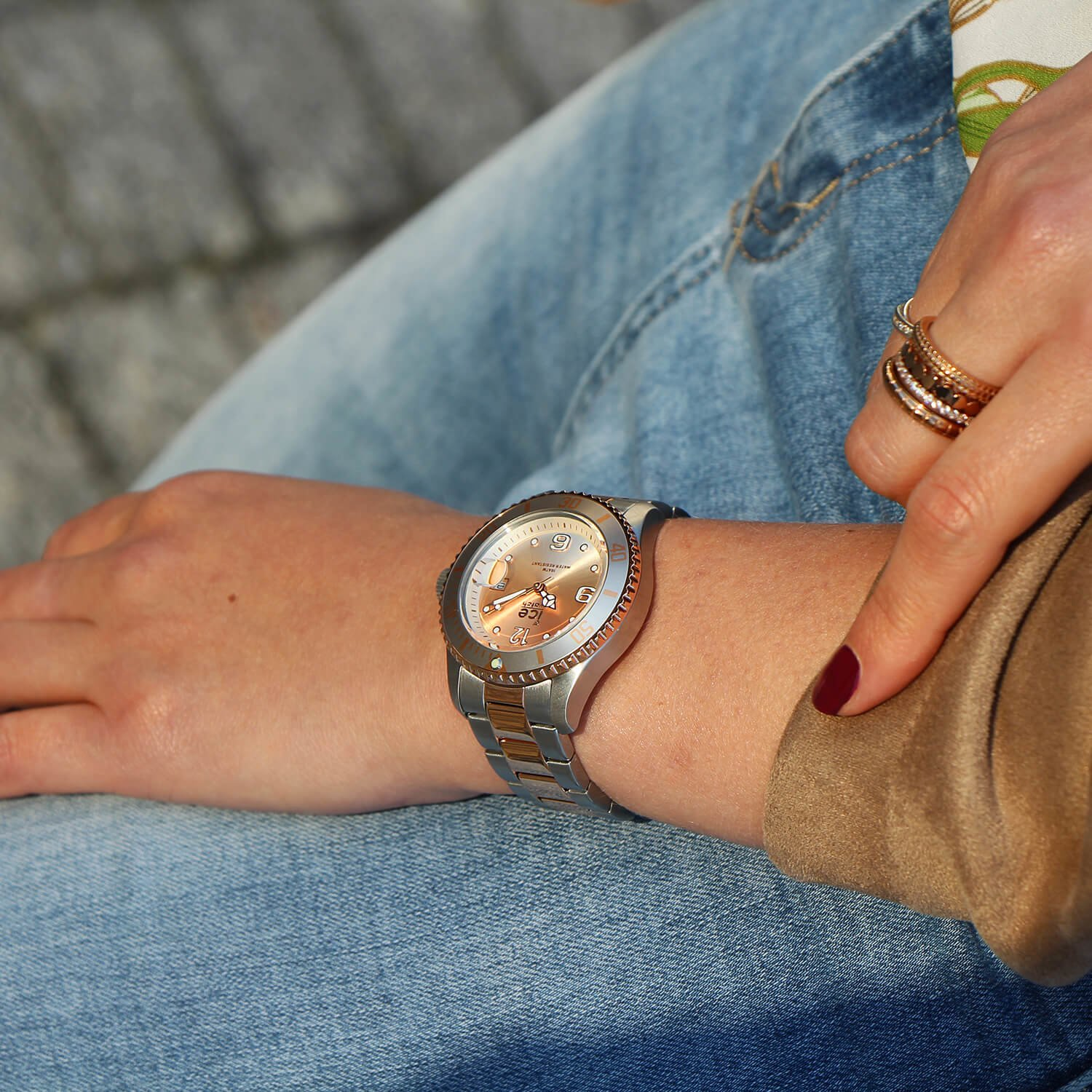 Ice watch steel rose 2025 gold