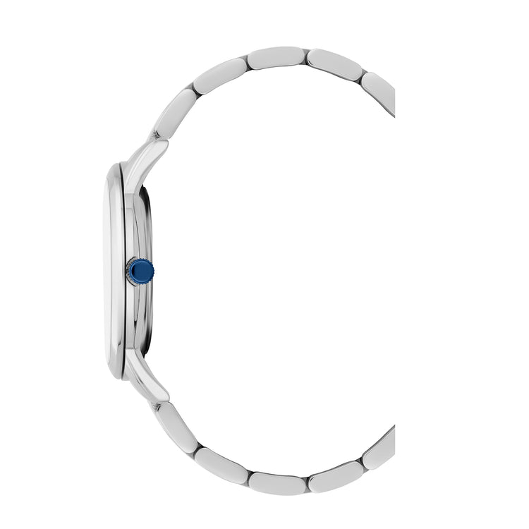 JDM Military | Bravo II blue 39mm dial silver link | JDM-WG007-01