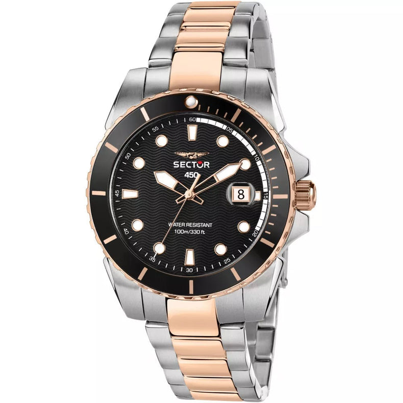Sector | 450 Iconic two tone date stainless steel rose gold | R3253276002
