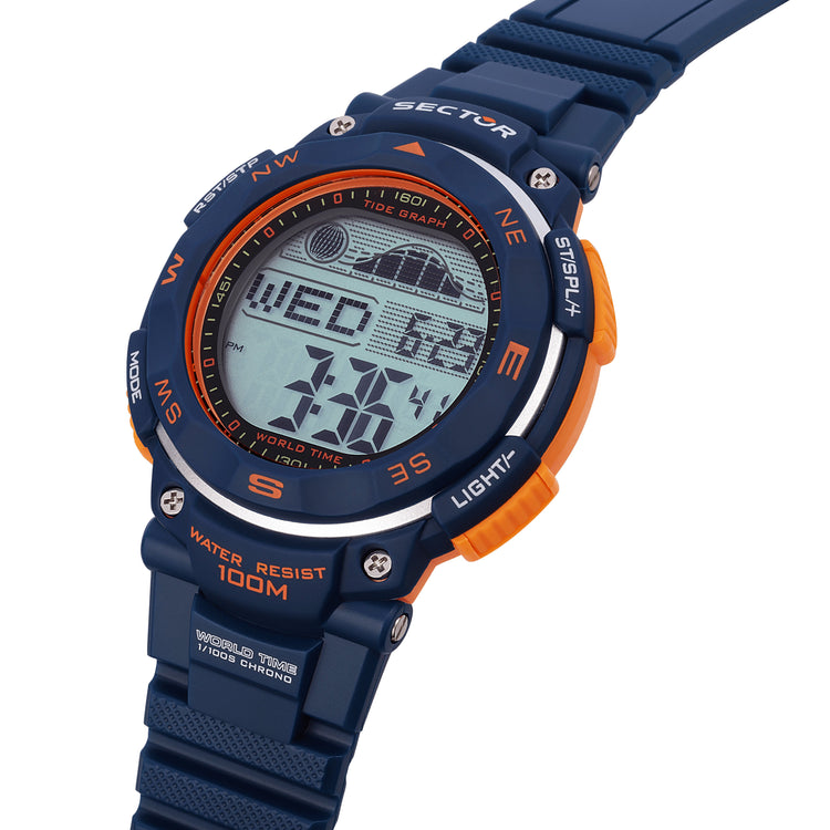 Sector | Ex-35 Blue digital 51mm dial | R3251534001