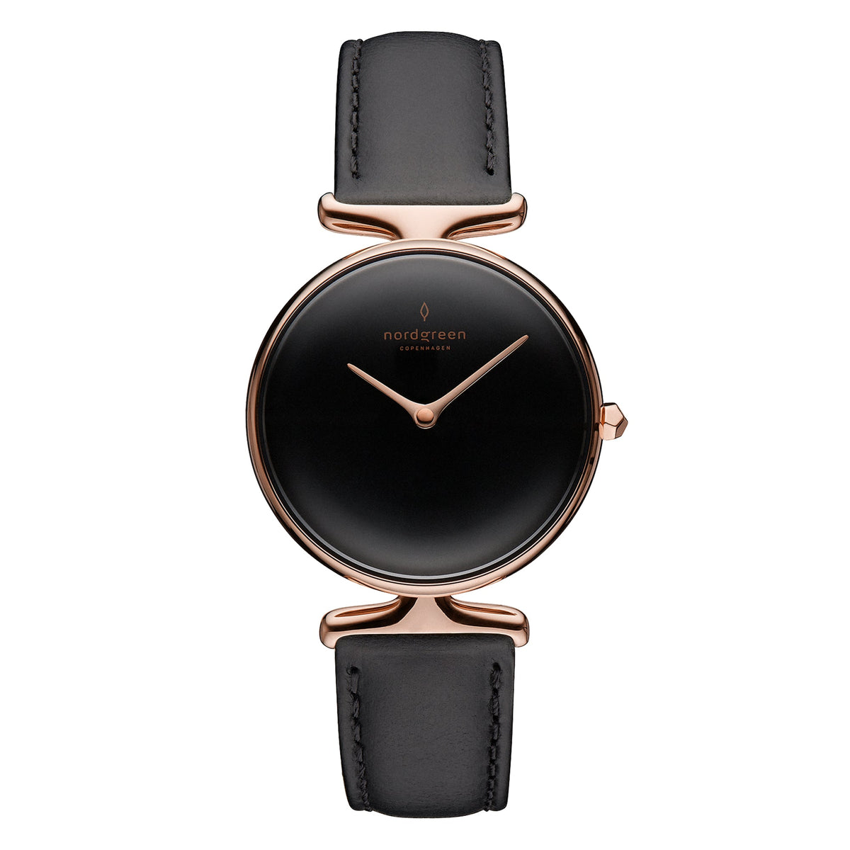 Nordgreen | Unika rose gold black 32mm dial | UN32RGLEBLBL