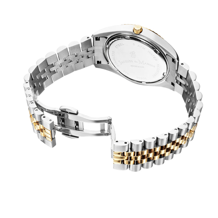Jacques Du Manoir | Inspiration Business gold 40mm dial two tone bracelet | JWN01704