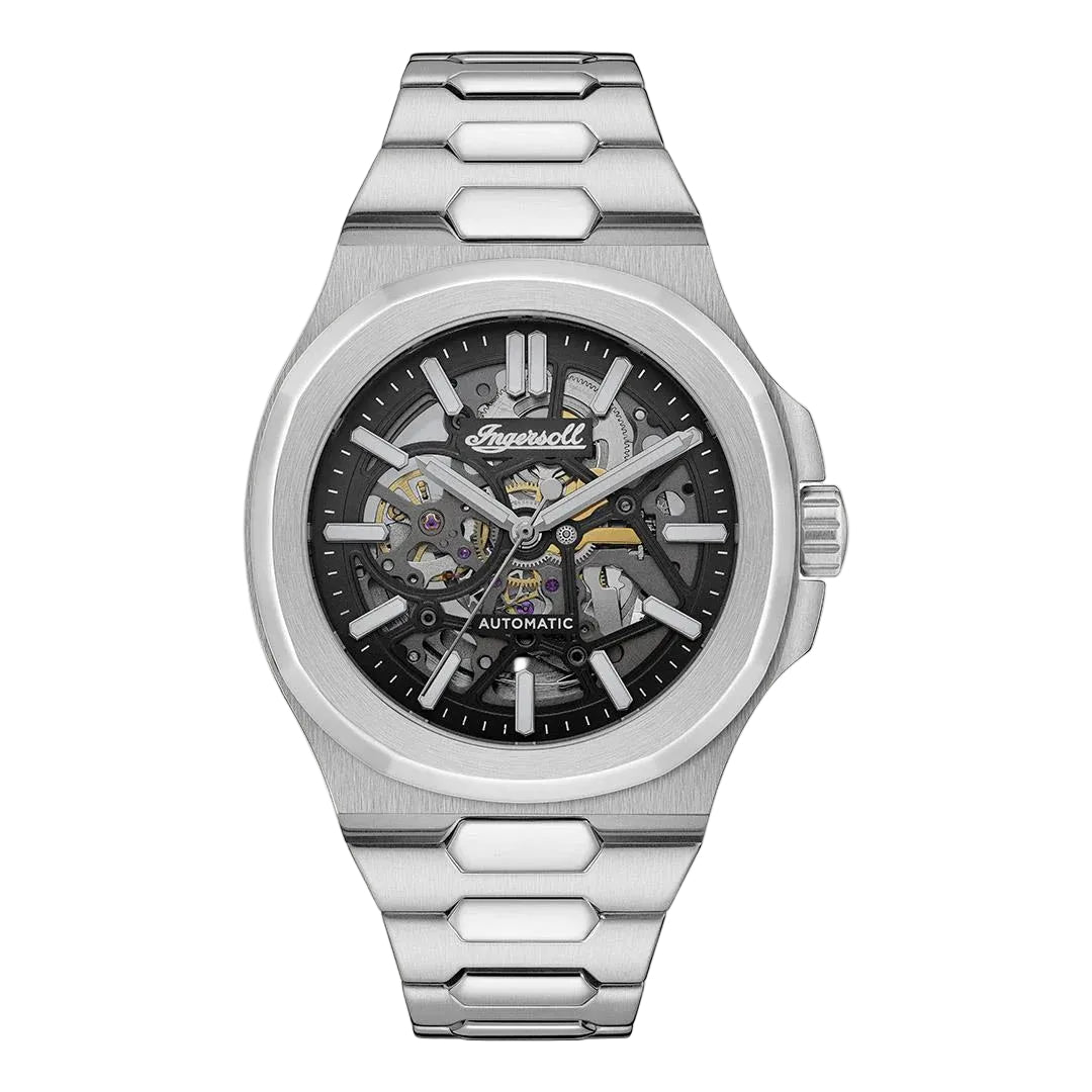 Ingersoll | Catalina automatic silver black 42mm dial | I12501