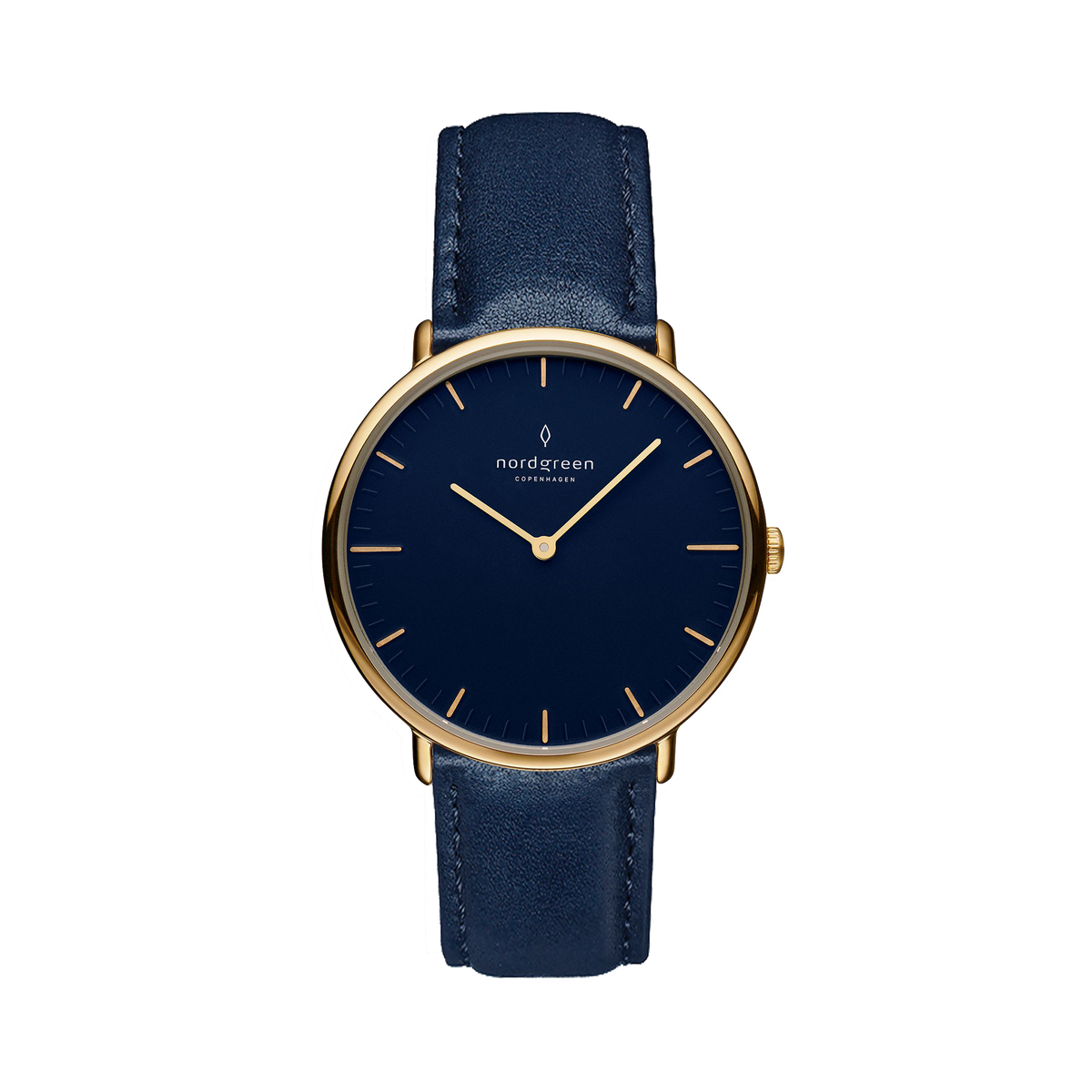 Nordgreen | Native gold navy blue 32mm dial | NR32GOLENANA
