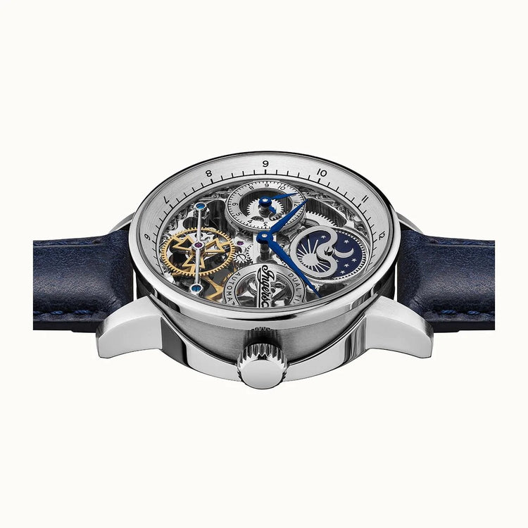 Ingersoll | Jazz automatic silver blue leather 42mm dial | I07702