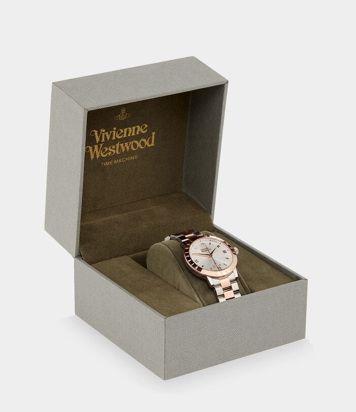Vivienne Westwood Bloomsbury two tone rose gold 34mm dial VV152RSS The Watch Hub Australia