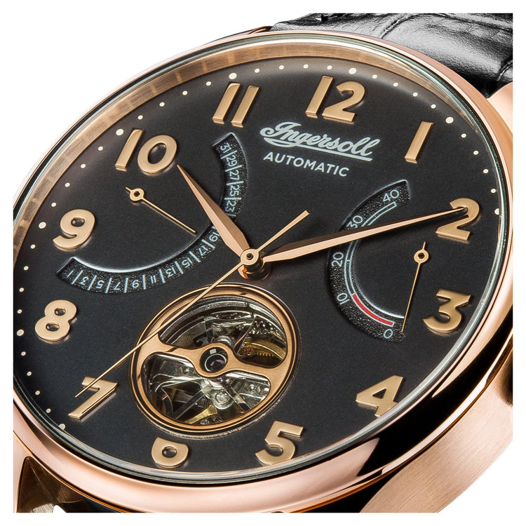 Ingersoll | Hawley automatic black leather 44mm dial | I04602