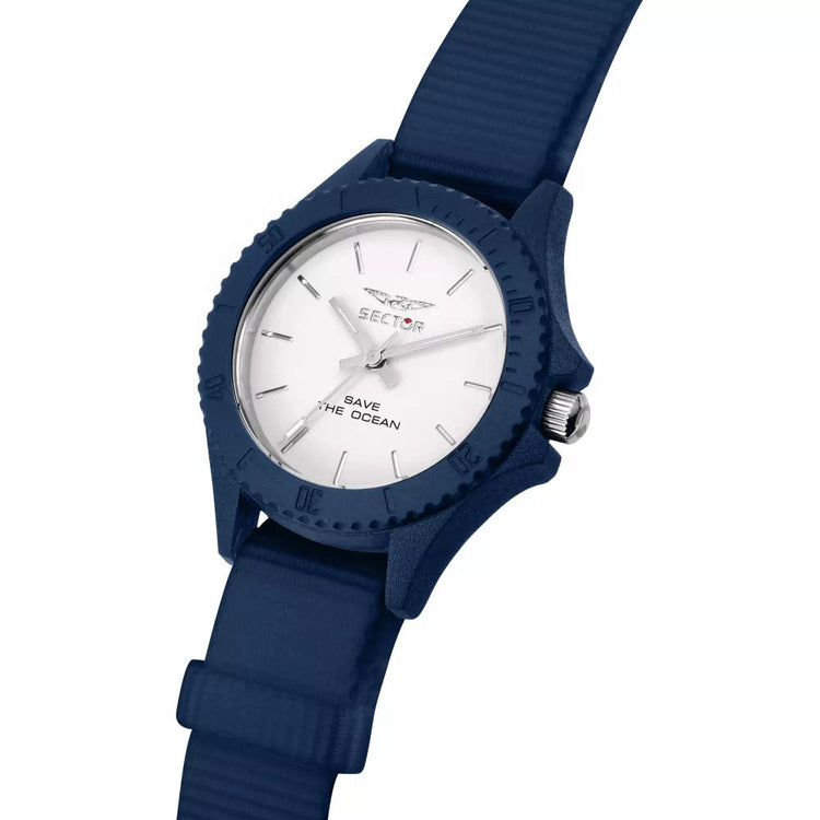 Sector | Save the ocean blue nato fabric | R3251539502