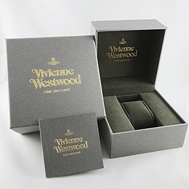 Vivienne Westwood | Orb II gold white leather 32mm dial | VV006WHWH