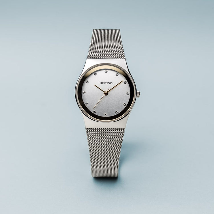 Bering | Classic polished silver 27mm dial mesh | 12927-010
