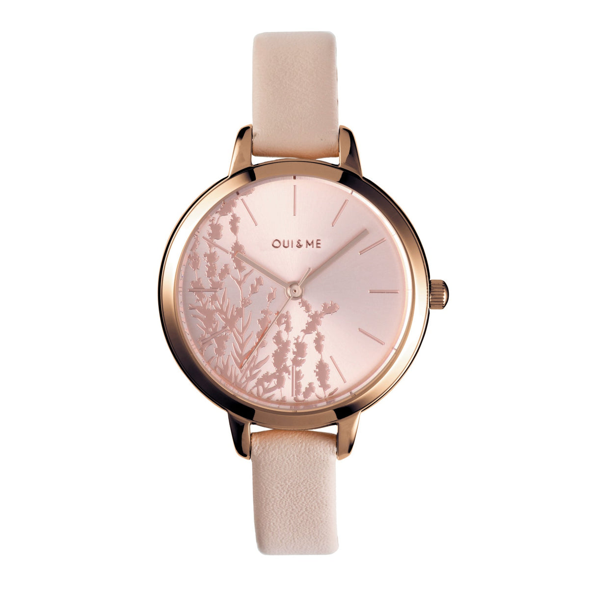 Oui&Me | Petite Fleurette rose gold 32mm dial | ME010064