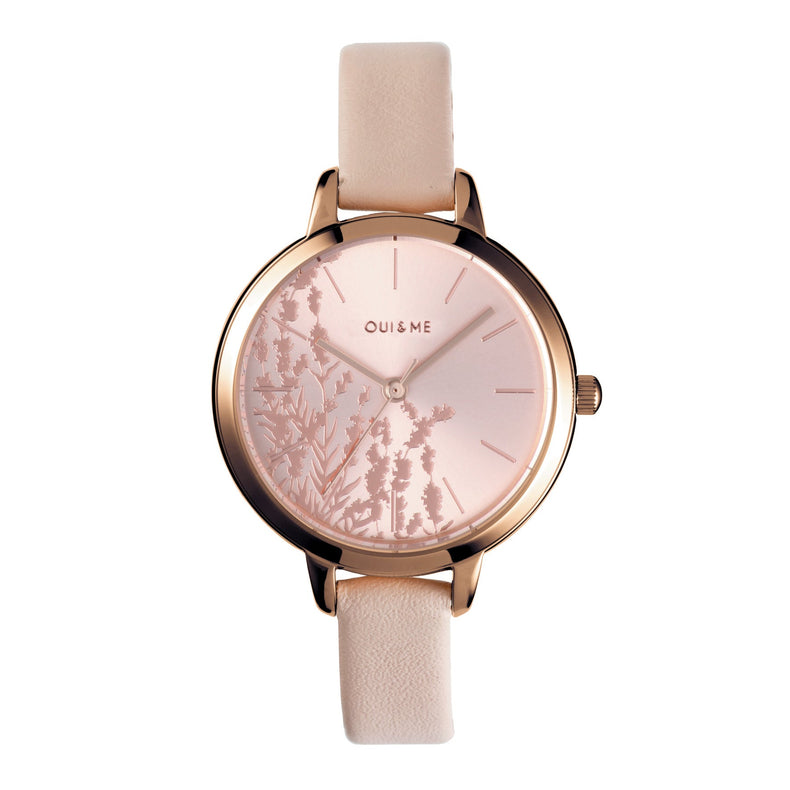 Oui&Me | Petite Fleurette rose gold 32mm dial | ME010064