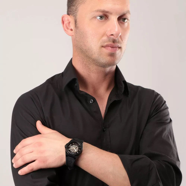 Sector | 960 Automatico black silicon strap | R3221528001