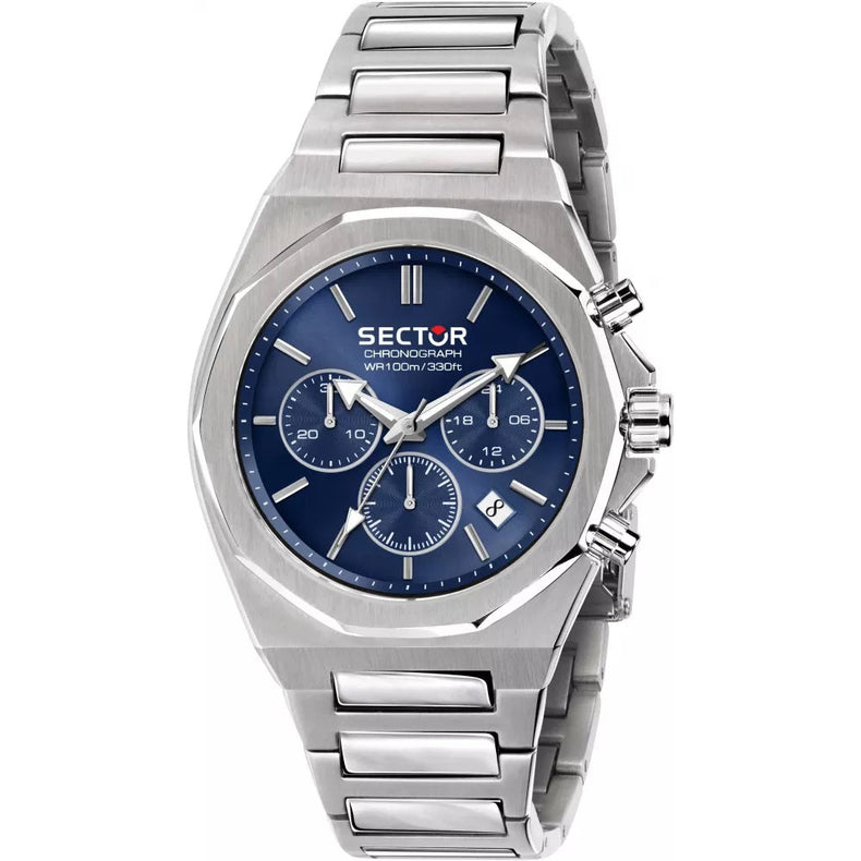 Sector | 960 Chronograph blue dial silver stainless steel | R3273628003