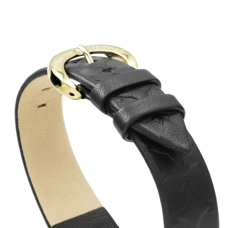 Vivienne Westwood | Orb II gold black leather 32mm dial | VV006BKGD