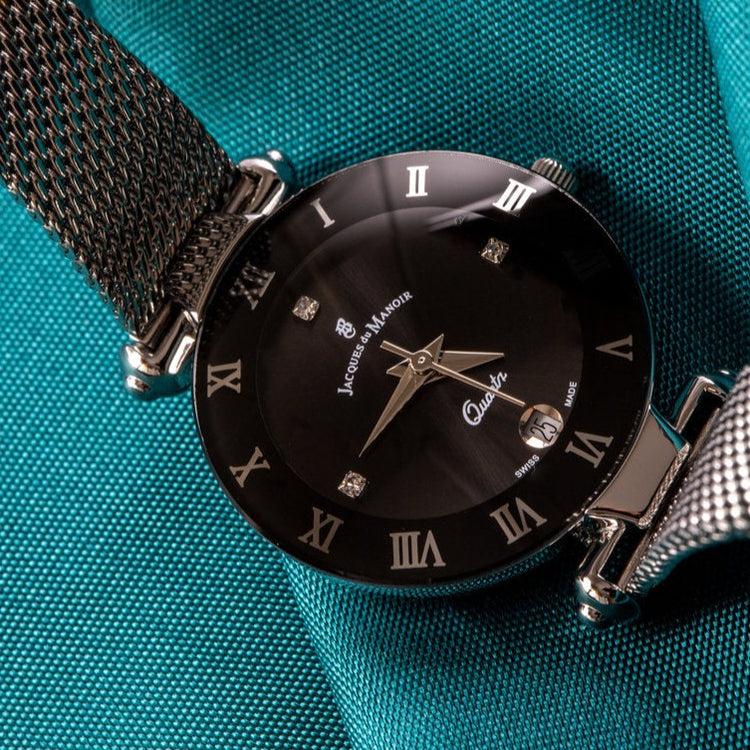 Jacques Du Manoir | Coupole Classic Silver Mesh 26mm dial | RCM.46