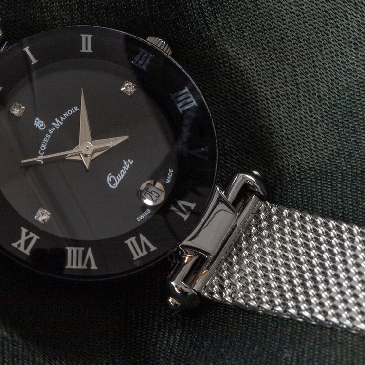 Jacques Du Manoir | Coupole Classic Silver Mesh 26mm dial | RCM.46