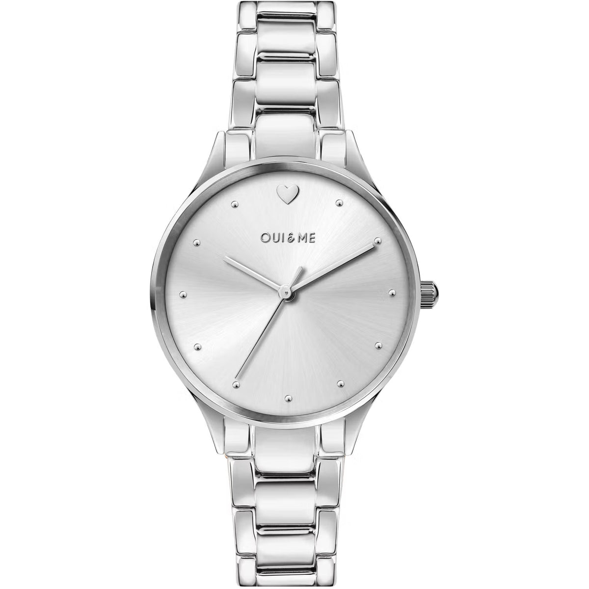 Oui&Me | Petite Bichette silver bracelet 32mm silver dial | ME010157