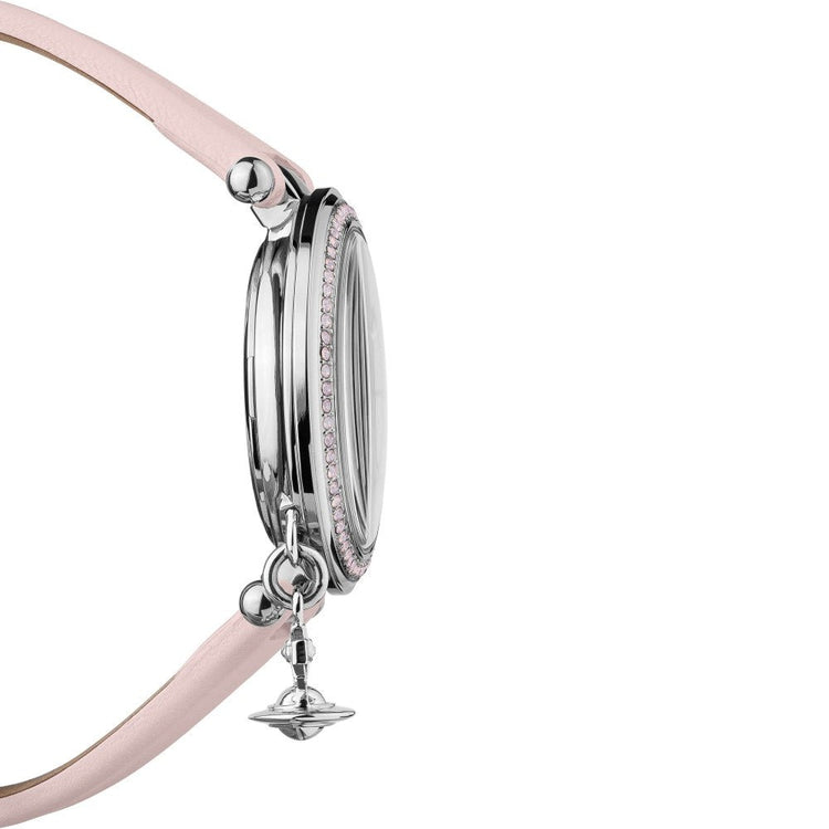 Vivienne Westwood | Orb Pastelle pale pink silver 32mm dial | VV006SLPK